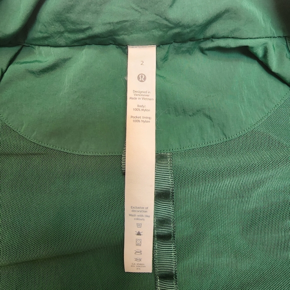 Lululemon Lightweight Hooded Jacket - Everglades Green - Picture 2 of 12